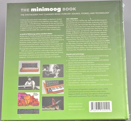 Moog-The Minimoog Book JoE Silva, sealed